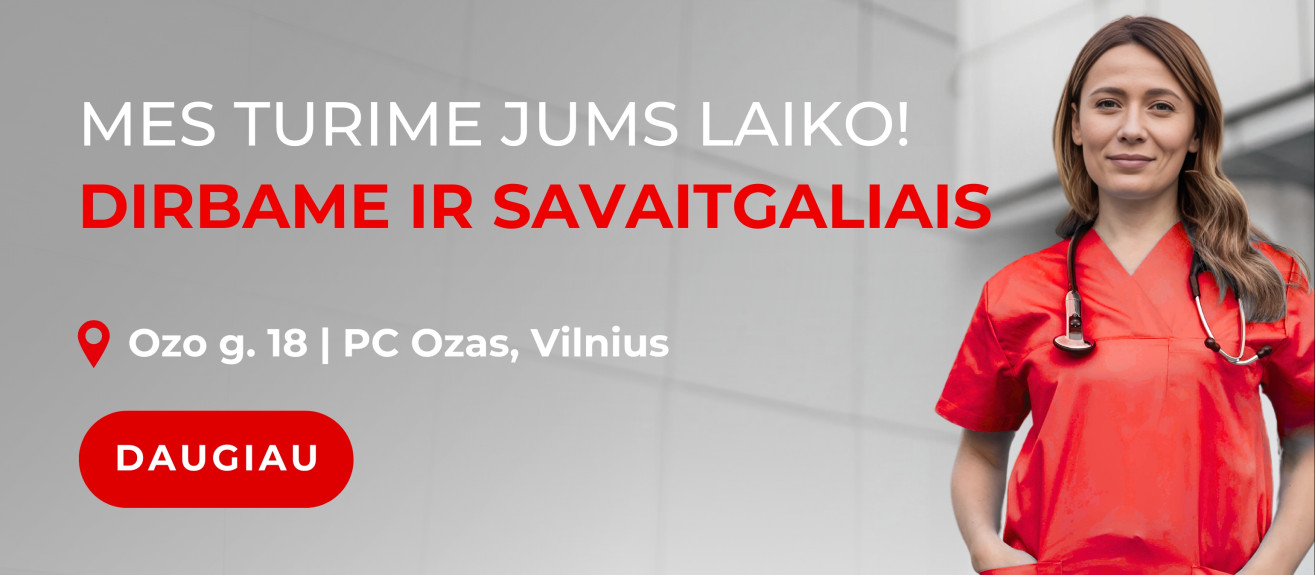 Darbas savaitgaliais Ozo g. 18
