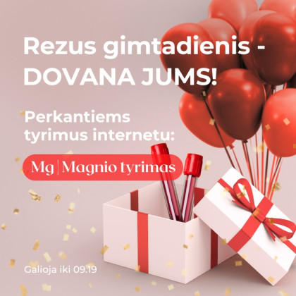 Rezus gimtadienis - DOVANOS JUMS!