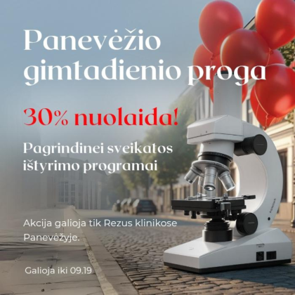 Švęskite Panevėžio gimtadienį rūpindamiesi savo sveikata! 