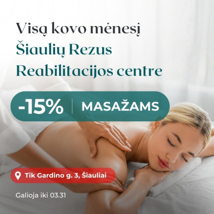 Padovanokite savo kūnui ramybę ir poilsį