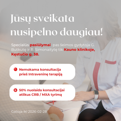 Jūsų sveikata nusipelno daugiau!