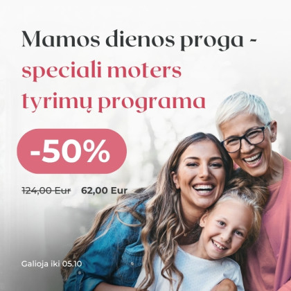 Mamos dienos proga – speciali moters tyrimų programa