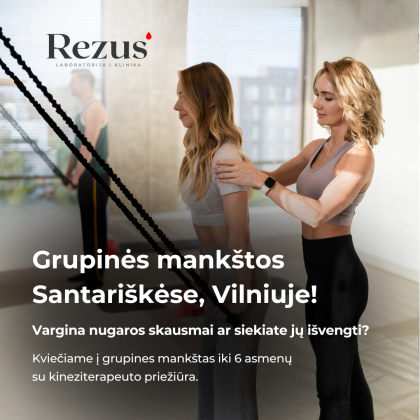 Grupinės mankštos Santariškėse, Vilniuje