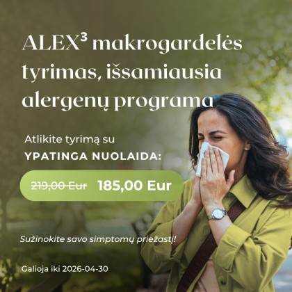 Sužinokite savo simptomų priežastį!