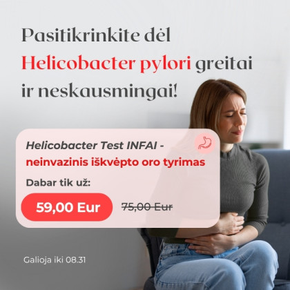 Pasitikrinkite dėl Helicobacter pylori greitai ir neskausmingai! Pasitikrinkite dėl Helicobacter pylori greitai ir neskausmingai!