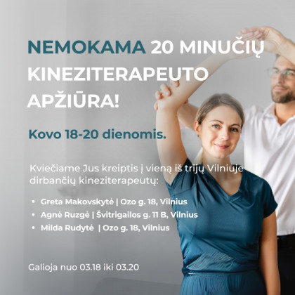 NEMOKAMA kineziterapueto apžiūra!