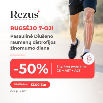Pasaulinė Diušeno raumenų distrofijos žinomumo diena | Tyrimų akcija Gumbinės g. Šiauliuose