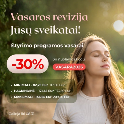 Vasaros revizija Jūsų sveikatai!
