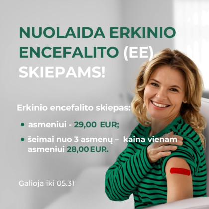 Akcija erkinio encefalito skiepams
