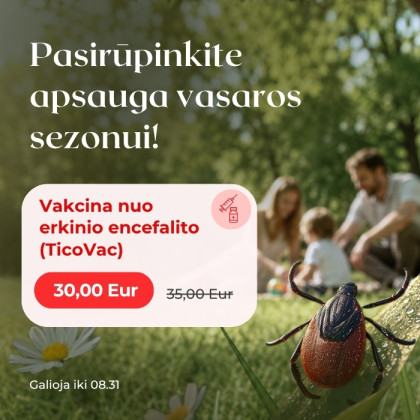 Pasirūpinkite apsauga vasaros sezonui