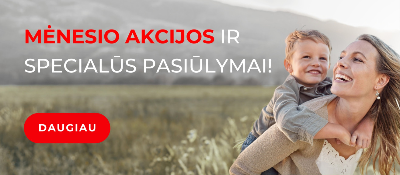 Menėsio akcijos ir specialūs pasiūlymai