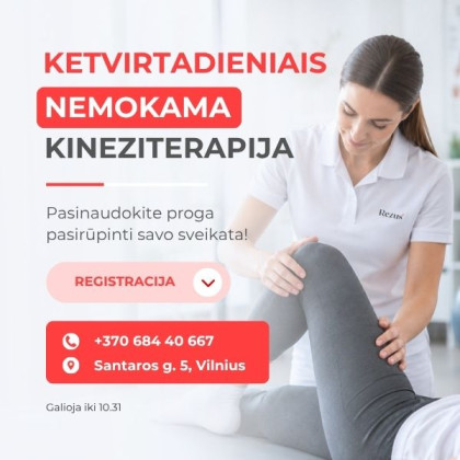 Pasirūpinkite savo judėjimo kokybe ir savijauta