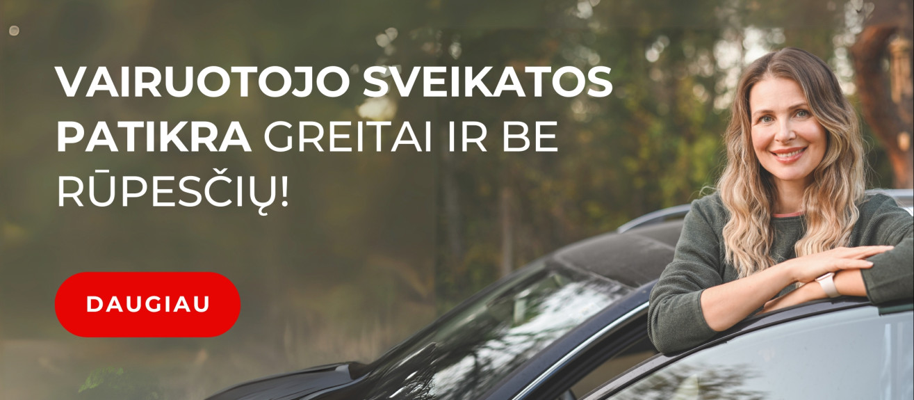 Vairuotojo sveikatos patikra