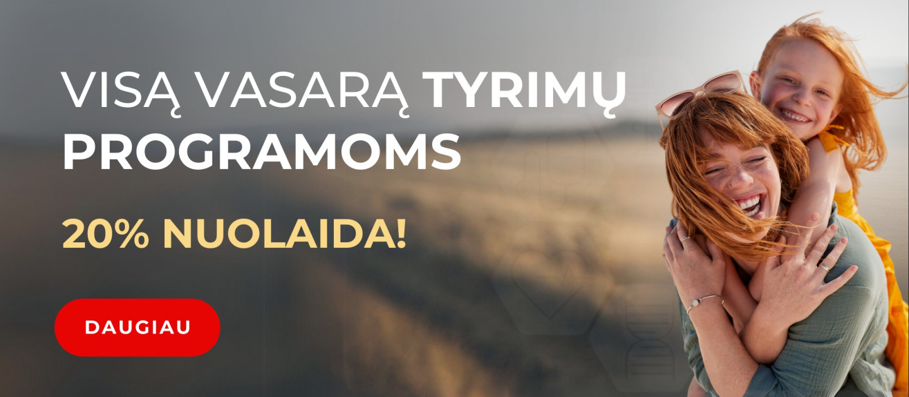 Vasaros ištyrimo programų akcija